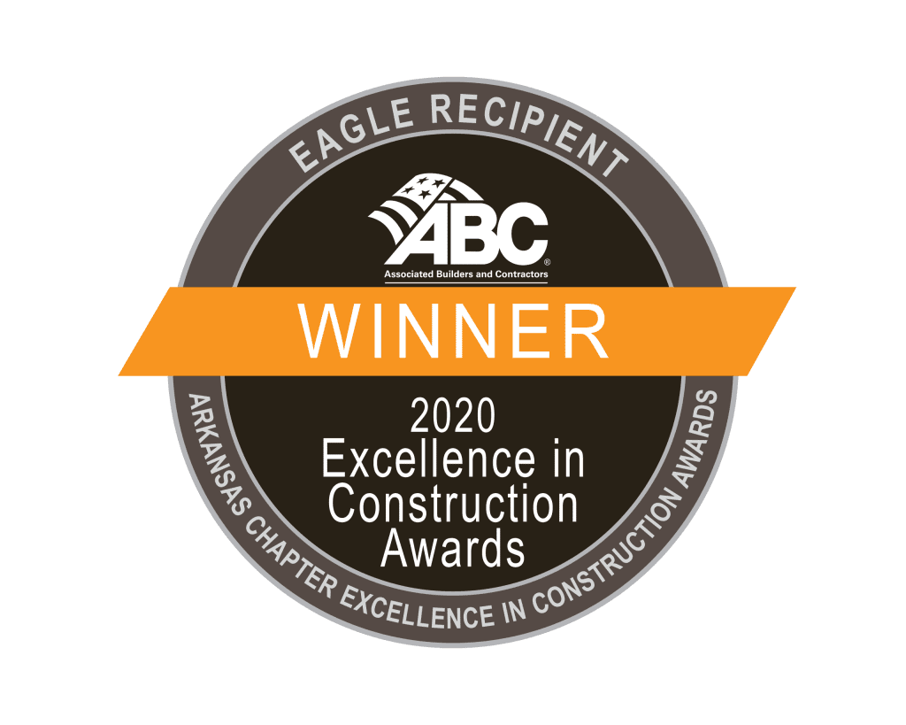 Associated Builders and Contractors of Arkansas 2020 Excellence in Construction Award Winner