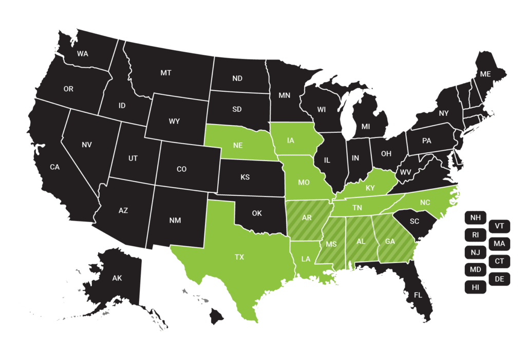 Map of Engineering and Construction License at TOLM Group.